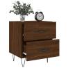 Bedside Cabinets 2 pcs Brown Oak | Modern Storage Solutions