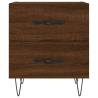 Bedside Cabinets 2 pcs Brown Oak | Modern Storage Solutions