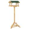 Bird Feeder with Stand - Solid Fir Wood, 100 cm Height