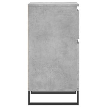 Trendy Concrete Grey Sideboards - Set of 2 | Hipo Market