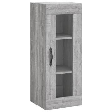 Stylish Highboard Grey Sonoma - Durable Engineered Wood