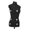 Adjustable Black Dress Form S Size 33-40 for Fashion Design