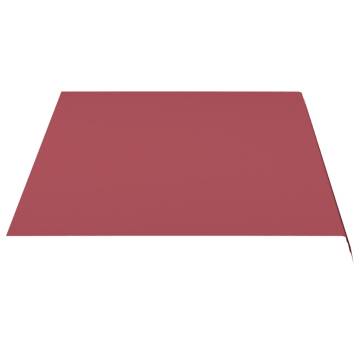 Replacement Fabric Awning Burgundy Red 4.5x3 m - Hipomarket