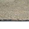 Placemats 4 pcs Plain Grey 38 cm Round Jute - HipoMarket