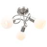 Ceiling Lamp with Ceramic Shades for 3 E14 Bulbs White Bowl Quantity in Package 1 Bulb Quantity bowl Shape 