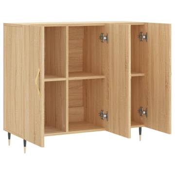 Sonoma Oak Sideboard 90x34x80 cm - Modern & Durable | Hipo Market