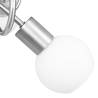 Ceiling Lamp with Ceramic Shades for 3 E14 Bulbs - White Bowl