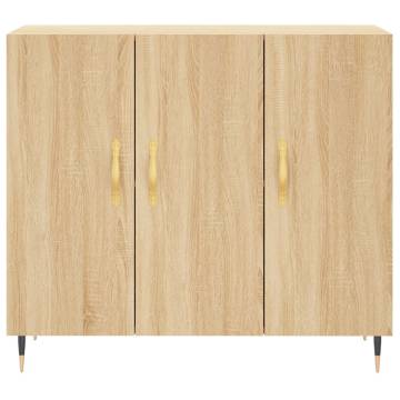 Sonoma Oak Sideboard 90x34x80 cm - Modern & Durable | Hipo Market