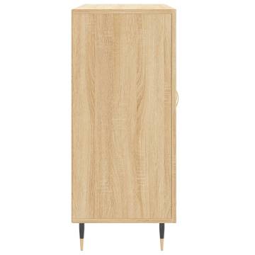 Sonoma Oak Sideboard 90x34x80 cm - Modern & Durable | Hipo Market