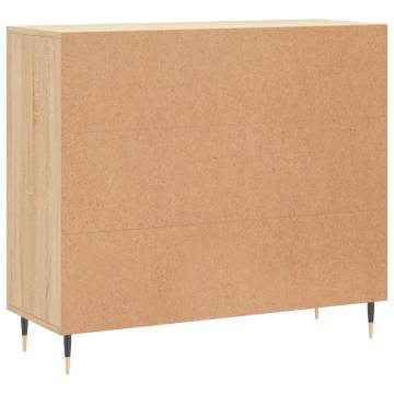 Sonoma Oak Sideboard 90x34x80 cm - Modern & Durable | Hipo Market