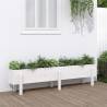 Garden Raised Bed White 160x30x38 cm Solid Wood Pine Colour white pine Size 160 x 30 x 38 cm Quantity in Package 1 