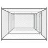 Dog Cage with Doors Grey 6x2x1.5m - Galvanised Steel