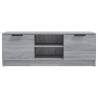 Stylish Grey Sonoma TV Cabinet | 102x35x36.5 cm