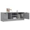 Stylish Grey Sonoma TV Cabinet | 102x35x36.5 cm