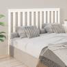 Bed Headboard White 156x6x101 cm Solid Wood Pine Colour white Size 156 x 101 cm Quantity in Package 1 