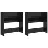 Wall Shoe Cabinets - High Gloss Black | Organized Storage