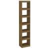 Honey Brown Book Cabinet & Room Divider - Solid Pinewood