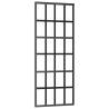 Sliding Door ESG Glass & Aluminium 76x205 cm - Black