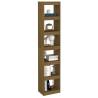 Honey Brown Book Cabinet & Room Divider - Solid Pinewood