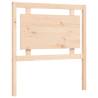 Solid Wood Small Single Bed Frame with Headboard - Hipo Market