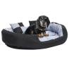 Reversible & Washable Dog Cushion Grey and Black 110x80x23 cm Colour grey and black Size 110 x 80 x 23 cm 