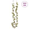 Champagne Artificial Flower Garlands - 6 pcs, 215 cm