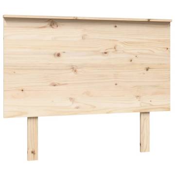 Stylish Solid Pine Bed Headboard - 104x6x82.5 cm