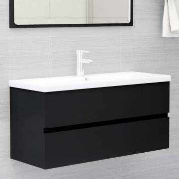 Sink Cabinet Black 100x38.5 cm | Stylish Storage Solution