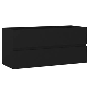 Sink Cabinet Black 100x38.5 cm | Stylish Storage Solution