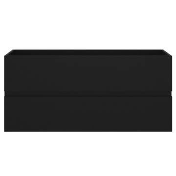 Sink Cabinet Black 100x38.5 cm | Stylish Storage Solution