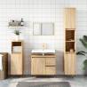 Bathroom Cabinet Sonoma Oak 30x30x190 cm - Stylish Storage