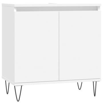 3 Piece Bathroom Cabinet Set - Stylish White Storage Solution