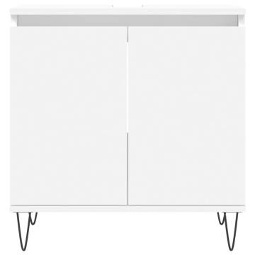 3 Piece Bathroom Cabinet Set - Stylish White Storage Solution