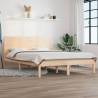 Bed Frame Solid Wood Pine 140x190 cm Colour natural Size 140 x 190 cm 