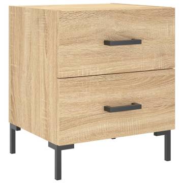 Sonoma Oak Bedside Cabinet - Modern & Functional Design