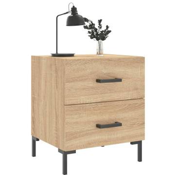 Sonoma Oak Bedside Cabinet - Modern & Functional Design