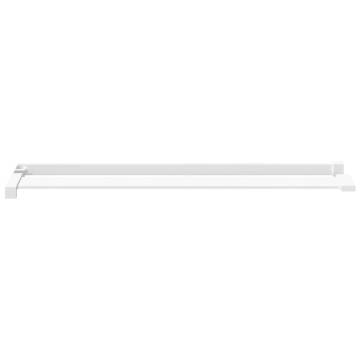 Durable White Aluminium Shower Shelf for Walk-in Shower - 90 cm