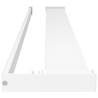 Durable White Aluminium Shower Shelf for Walk-in Shower - 90 cm