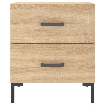 Sonoma Oak Bedside Cabinet - Modern & Functional Design