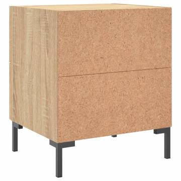 Sonoma Oak Bedside Cabinet - Modern & Functional Design