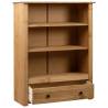 Bookcase 80x35x110 cm Solid Pine Wood - Panama Range