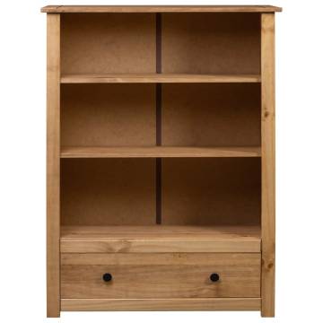 Bookcase 80x35x110 cm Solid Pine Wood - Panama Range