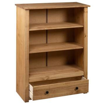 Bookcase 80x35x110 cm Solid Pine Wood - Panama Range