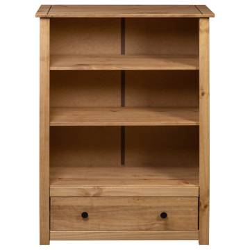 Bookcase 80x35x110 cm Solid Pine Wood - Panama Range