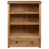 Bookcase 80x35x110 cm Solid Pine Wood - Panama Range