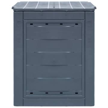 Garden Composters 2 pcs - 520 L Grey Plastic | HipoMarket