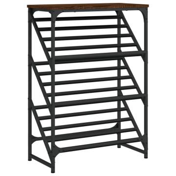 Shoe Rack Brown Oak 60x30x85 cm - Stylish Storage Solution