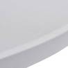 White Stretch Standing Table Cover Ø80 cm - 4 pcs | Hipomarket