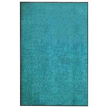 Washable Cyan Doormat 120x180 cm - Durable & Non-Slip