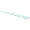 Shelf Panel Glass Clear 110x12 cm - Durable & Modern Display